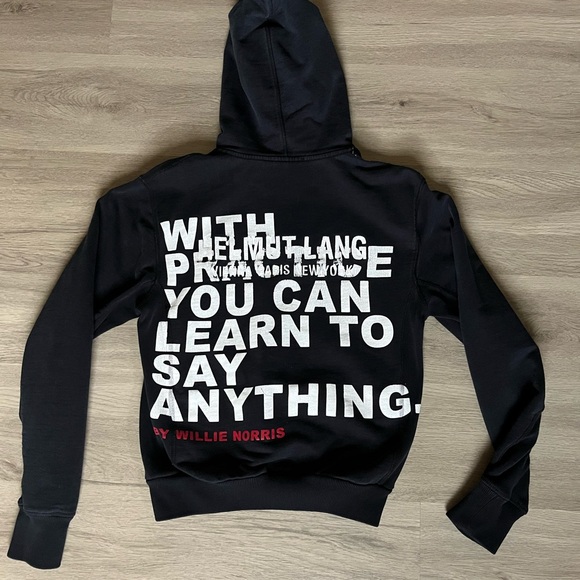 HELMUT LANG HOODIE XS - Picture 1 of 7